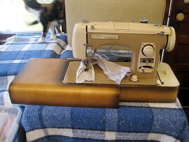 Vintage Japanese 'Badged' sewing machine with fancy stitches